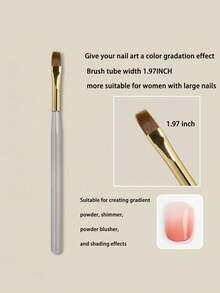 1/2/5/10 Peças Pincéis de Unhas Angulados Planos com Tabuleiro de Damas, Canetas de Pintura com Padrão Geométrico Profissional, Cabos Antiderrapantes, Pontas Anguladas Precisas, Adequado para Contorno, Listras e Aplicação Suave de Gel, Cerdas Sintéticas Duráveis, Ideal para Técnicos de Unhas, Entusiastas de DIY e Estudantes, Ótimo Presente para Natal, Dia dos Namorados, Dia das Mães - Cinza Claro - Visão 10