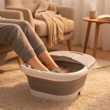 Spa Para Pies Electrica Baño Burbujas Plegable Portátil - Negro - Ver 1