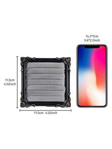 1个复古金色花卉拱形首饰展示架，树脂材质，多种尺寸可选，适用于项链、手链、耳环的展示和收纳，亦可作为房间装饰。 - 金色 - 查看 9