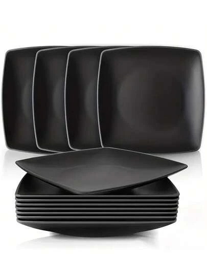 1个/4个装塑料托盘，零食托盘，杯子托盘，咖啡杯托盘，装饰水果托盘，甜点托盘，可重复使用零食托盘，面包托盘，厨房用品托盘，餐桌装饰托盘，房间装饰托盘，节日派对圣诞装饰托盘