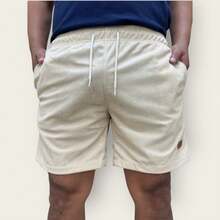 Kit 3 Bermuda Men's Mauricinho Textured Fabric Premium Shorts Casual Basic Gym Training - 鏽棕色 - 查看 7