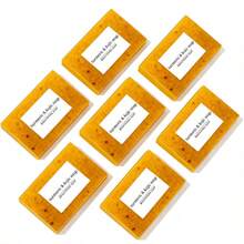 6/5/4/3/2/1 Pieces Of Lemon Turmeric And Tumeric Soap, Soap, 100g Net Per Bar, Body Soap Cleansing And Skin Care Products, Suitable Bath And Care, Contains Natural Ginger Extract, Deep Cleansing And Moisturizing Handmade Soap - màu vàng - Xem 12
