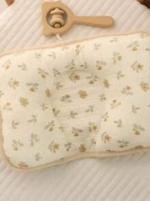 1pc Soft Breathable Anti-Flat Head Newborn Baby Pillow, 0-3 Years Old - Multicolor - View 5