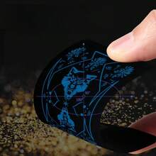 1副高品质黑色PVC塑料德州扑克牌，创意防水魔术扑克牌，可水洗 - 黑色 - 查看 6