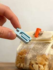 Plastic Food Sealing Clips, Bag Sealing Clips, Food Preservation Clips, Snack Bag Sealing Clips - Multicolor - View 5