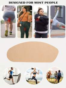 20pcs Thigh Chafing Guards And Nipple Covers Set, Invisible Skin-Friendly Adhesive Pads Designed To Prevent Friction And Conceal Under Clothing - A - View 7