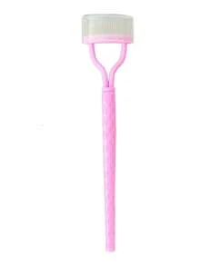 1支粉色双头睫毛梳：一端可深入梳理结块的睫毛膏，另一端可修饰睫毛尖端和下睫毛等细小部位——功能齐全，助您打造完美眼妆。也可作为眉刷、眼影刷和螺旋刷使用。赠品 - 藕粉色 - 查看 14