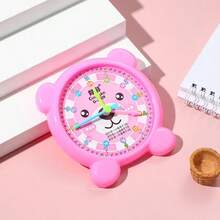 1pc Clock Model, Math Clock Learning Tool, Student Clock Educational Toy Cartoon Clock Model, Suitable As Student Prize Or Gift - Multicolor - View 11