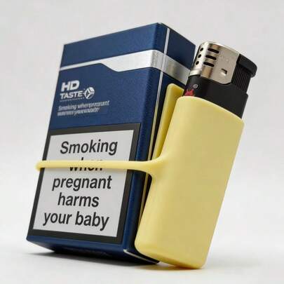 New Minimalist Portable Creative Lighter Cover (1 Piece), Suitable For Protecting Lighters, Integrates Cigarette Case And Lighter Bag For Loss.