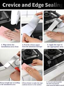 Heavy Duty High Temperature Silver Aluminum Foil Tape For HVAC Duct Systems, Dryer Vents, Automotive Exhaust Repair, Furnace Pipe Wrapping, Metal Bonding, Insulation, EMI Shielding, DIY Crafts - 1PC[Long:393.7in/Wide:1.18IN] - View 9