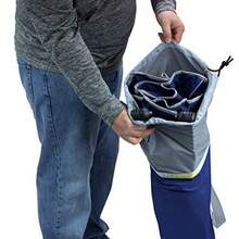 GCI - Mecedora Plegable para Exteriores con Parasol - Azul real - Ver 4