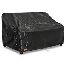 Funda para sofá de 3 plazas funda para sofá al aire última intervensión para hasta 85 pulgadas de ancho x 38 de profundidad x 35 pulgadas de alto fundas impermeables para muebles de patio color - como en la foto - Ver 1