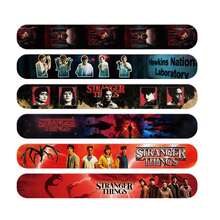 24条装PVC材质按扣手环，适合学生、聚会、节日礼物 - 彩色 - 查看 5