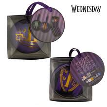 MGM 1Set Wednesday Officially Licensed 3 Pairs Pack Movie-Themed Socks Soft Comfortable Thermal Home Goods Stylish Exquisite Accessories Birthday Christmas Gift - Blackish Purple - View 5