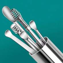 6-In-1 Portable Ear Wax Removal Tool Kit, Earwax Cleaner Curette Ear Spoon Ear Wax Removal Picker - View 1