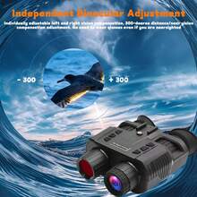 Suier 4K Night Vision Goggles, Adult Hands-Free Night Vision Binoculars With 250M Visual Range In Complete Darkness, 8X Digital Zoom, Suitable For Outdoor Adventure - View 7