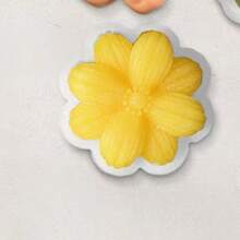 1个花香蜡烛树脂硅胶模具，樱花、四叶草、雏菊花卉石膏香氛硅胶模具 - 白色 - 查看 6