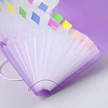 Tệp hồ sơ xếp gấp mini 13 ngăn màu kẹo A6, Tệp hồ sơ văn phòng phẩm, Hộp đựng hóa đơn nhiều lớp, Tệp hồ sơ xếp gấp, Văn phòng phẩm - Mảnh duy nhất - Xem 7