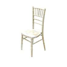 Ivory Seat Pad Removable With Limewash Chiavari Wedding Chairs - A - View 3