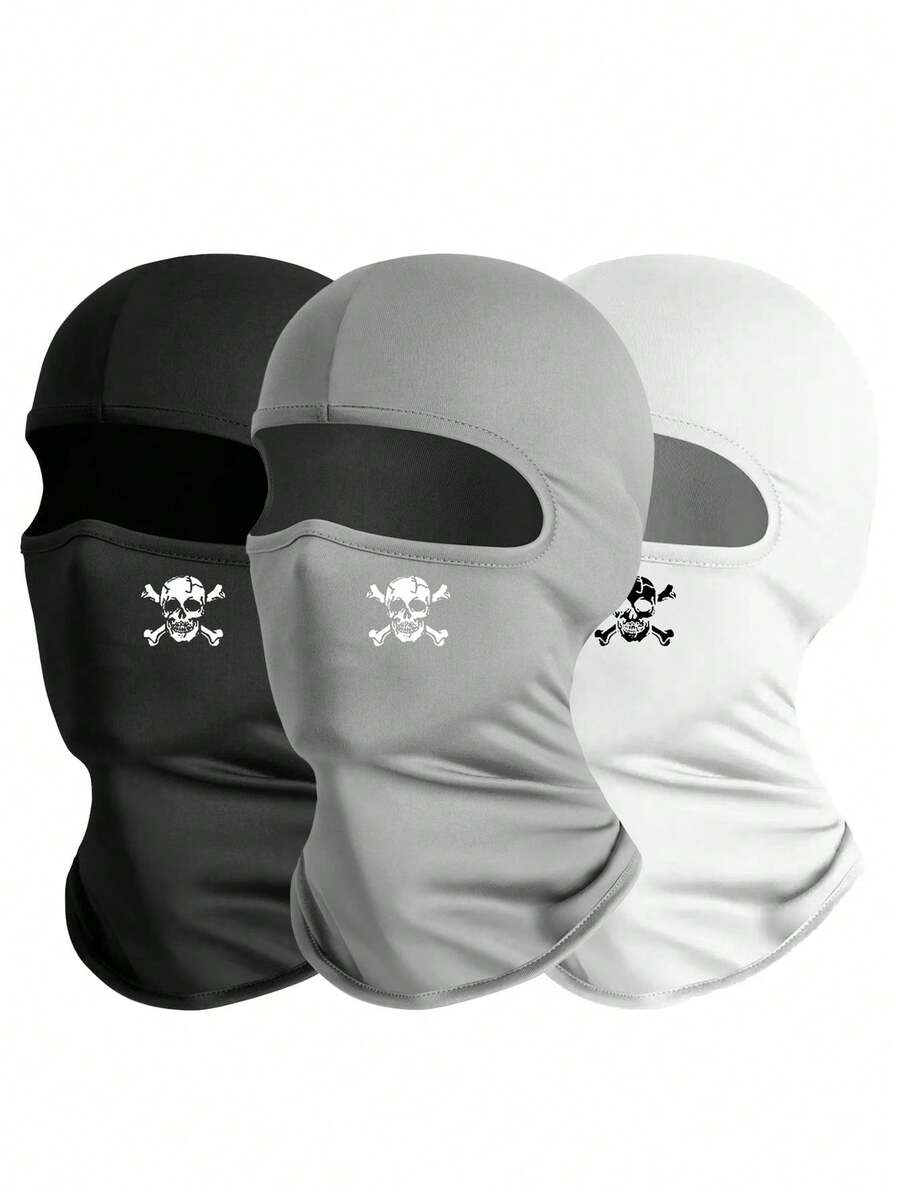 1/2pcs Unisex Printed Balaclava Mask, Suitable For Daily Use, Outdoor Travel, Hiking, Skiing,Summer,Beach,Holiday,Festival - Style Y - View 1