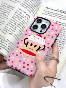 Ốp điện thoại hai lớp bảo vệ chính hãng Paul Frank, chống sốc, bảo vệ toàn diện camera, thiết kế tương thích với iPhone 11/12/13/14/15/16 Pro Max. - Nhiều màu - Xem 5