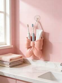 Butterfly Toothbrush Holder, Soft Morning Light Bathroom Decor, Girlfriend Gift, Women's Winter Gift (Hanging Rope Can Be DIY Replaced) - Multicolor - View 9