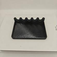 1 cái giá đựng bút có rãnh lượn sóng, giá đựng cọ vẽ nhiều ngăn tối giản in 3D, dụng cụ sắp xếp bàn vẽ cho sinh viên mỹ thuật. - A - Xem 11