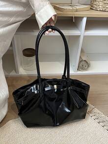 A Retro-Style, Large-Capacity, 2026 New Model, High-End, Stylish And Classic, Versatile Women's Shoulder Bag - Black - View 6