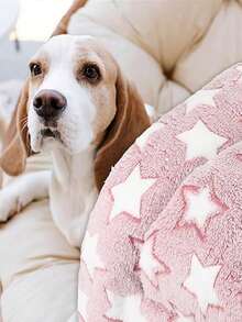 1pc Pet Pad, Dog Bed Mat, Soft Pet Blanket, Double-Sided Warm Dog Blanket, Suitable For Small, Medium, Large Dogs And Cats - Grey - View 7
