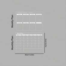 1pc Vertical Blank Whiteboard With White Lines For Weekly & Monthly Planning, Erasable Writing Board - Acrylic Sheet - View 11