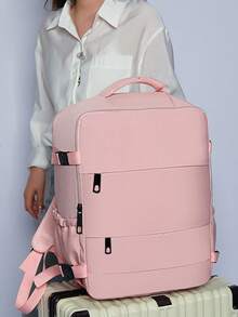 Business Trip Dual-Shoulder Large-Capacity Backpack With Independent Shoe Compartment, Professional Computer Bag, Travel Commuting Bag - Multicolor - View 5