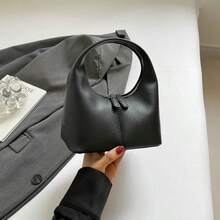 女士可爱手提包，复古高品质多功能托特包，独特饺子造型钱包 - 彩色 - 查看 15