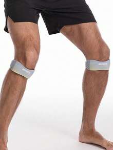 1pc Adjustable Patella Strap Compression Knee Support For Basketball, Outdoor Running And Fitness - Multicolor - View 11