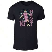 Football Stars,Rick Lionel Messis Miami FC Vice Citys Direct Clothing T-Shirt Unisex - màu đen - Xem 8
