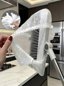 30/50/100 chiếc bọc chổi quét nhà dùng một lần, bọc chổi quét nhà, bọc chổi không dệt (lưới) dùng một lần, khăn lau không dệt chống mài mòn | Giấy bọc chổi quét và lau nhà | Thấm hút tóc và bụi bẩn hiệu quả, dụng cụ vệ sinh mềm mại - Nhiều màu - Xem 2