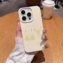 1 ốp lưng điện thoại bằng chất liệu TPU, họa tiết bikini sọc vàng, tương thích với iPhone 17 Pro Max/17/16 Pro Max/15/13/12/11, S20 FE/A15/S24/A55, Note 11/Note 12/Note 13 Pro, bảo vệ toàn diện chống rơi vỡ, phiên bản quốc tế, không phải phiên bản nội địa. - trắng - Xem 4