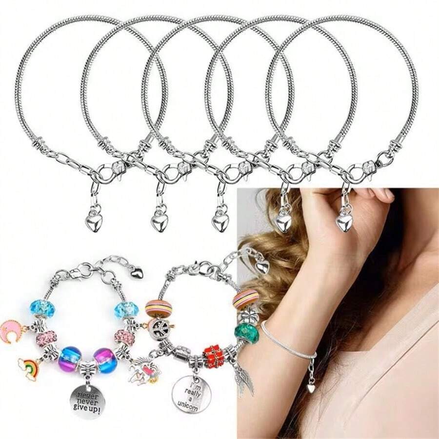 DIY Snake Bone Basic Bracelet, Minimalist Adjustable Accessory, Unisex European And American Fashion Wristband