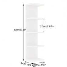 3/5-Tier Floating Wall Shelf Unit - Versatile Storage & Display For Bedroom, Living Room, Office - Ideal For Books, Shoes, Vanity, And TV - Modern Minimalist Design Shelves - Màu hỗn hợp - Xem 16