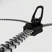 18pcs Zipper Repair Tool Kit, With Detachable & Reusable Zipper Pulls, 3 Sizes, Black, Suitable For Instant Zipper Repair On Clothing, Bags And Various Scenarios - A - View 8