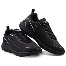 Gym, Running, Casual, Sports, EVA Lace-Up Shoes For Gym And Fitness - Black Black - View 2