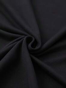 T-shirt à motifs imprimés, haut décontracté à manches courtes et col rond, tenue printemps/été pour femme. - Noir - Voir 5