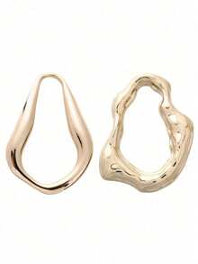 The New Fashionable Irregular-Shaped Scarf Clasp Is Used To Secure And Decorate The Scarf. It Is Very Attractive And Practical.,Beach,Holiday - Scarf Ring - View 5