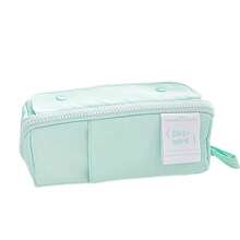 Rosyposy 1pc Cute Rectangular Multi-Pocket Pencil Case, Aesthetic Soft Color Large Opening Pencil Bag, Multi-Functional Student Cosmetic And School Stationery Desktop Storage Organizer - Rectangle - View 16