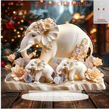2 figurine de cheval cool en 2D, design plat en acrylique, style chinois, décoration de bureau ou de salon, résistant à l'eau - 1PC - Voir 6