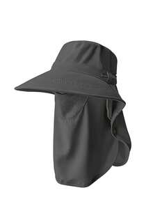 Mũ chống nắng toàn diện có tấm che cổ | Mũ che mặt chống tia UV UPF 50+ cho hoạt động leo núi và câu cá. Thiết kế bảo vệ toàn diện 360°: Được trang bị vành rộng, tấm che mặt có thể tháo rời và tấm che cổ kéo dài để chặn 99% tia UV có hại, bảo vệ hoàn toàn khuôn mặt, tai và cổ của bạn khỏi bị cháy nắng. - mũ chống nắng câu cá - Xem 16
