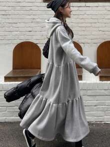 Women Maxi Dresses - Grey - View 1