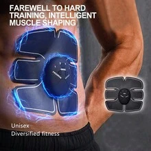 AXH. EMS Buttocks Muscle Stimulator, Fitness Weight Lifting Glutes, Abdomen, Arms, Legs Training Device, Massage - Black - View 5