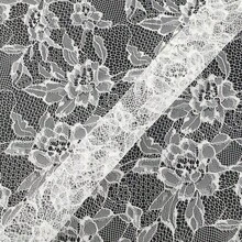 1 tấm vải ren hoa dệt jacquard, rộng 63 inch, ren lưới thêu tinh tế, thích hợp cho váy cưới, khăn voan cô dâu, các sản phẩm may vá DIY, trang trí nhà cửa và may mặc. - Nhiều màu - Xem 21