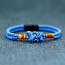 4mm High-End Men's Street Weaving Wristband, Everyday Versatile Wristband Bracelet - Bracelet - View 10