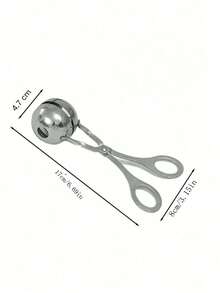 Molde para albóndigas, molde de acero inoxidable, pinzas de cocina, cuchara para pastelería - Multicolor - Ver 11